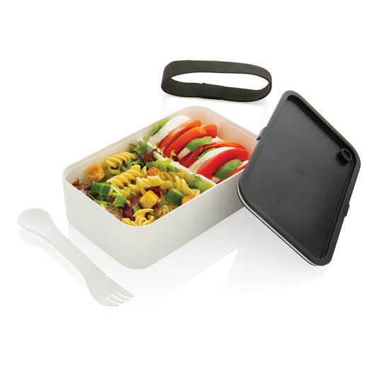 GRS recycled PP lunch box with spork - Custom Wood Designs