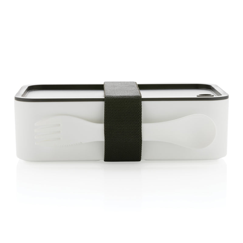 Load image into Gallery viewer, GRS recycled PP lunch box with spork - Custom Wood Designs
