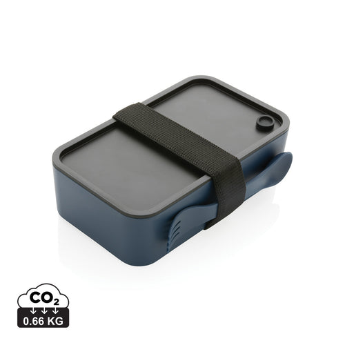 GRS recycled PP lunch box with spork - Custom Wood Designs