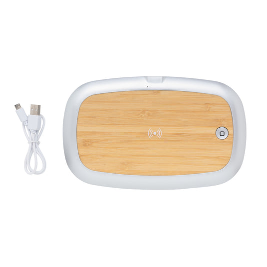 Rena UV-C steriliser box with 5W wireless charger - Custom Wood Designs
