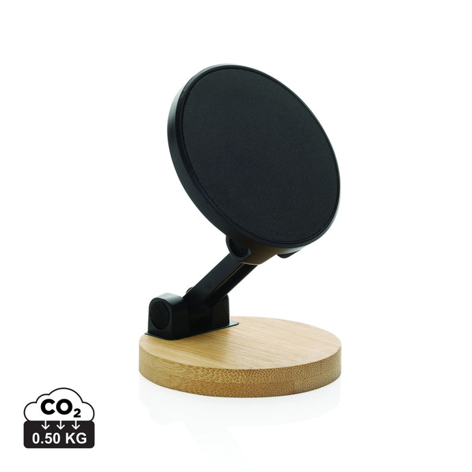 Magmount RCS recycled plastic and bamboo phone stand - Custom Wood Designs