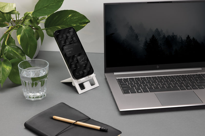 Load image into Gallery viewer, SnapStand RCS recycled plastic foldable phone stand - Custom Wood Designs
