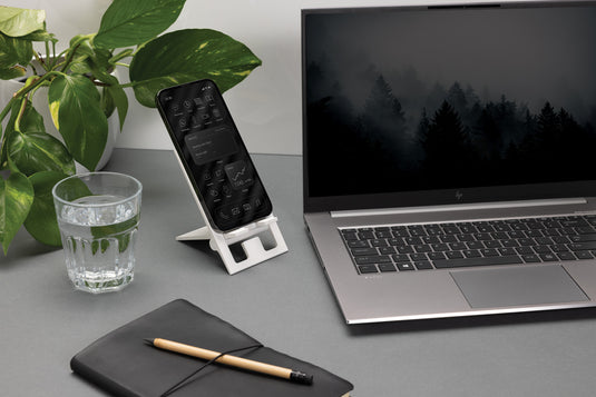 SnapStand RCS recycled plastic foldable phone stand - Custom Wood Designs