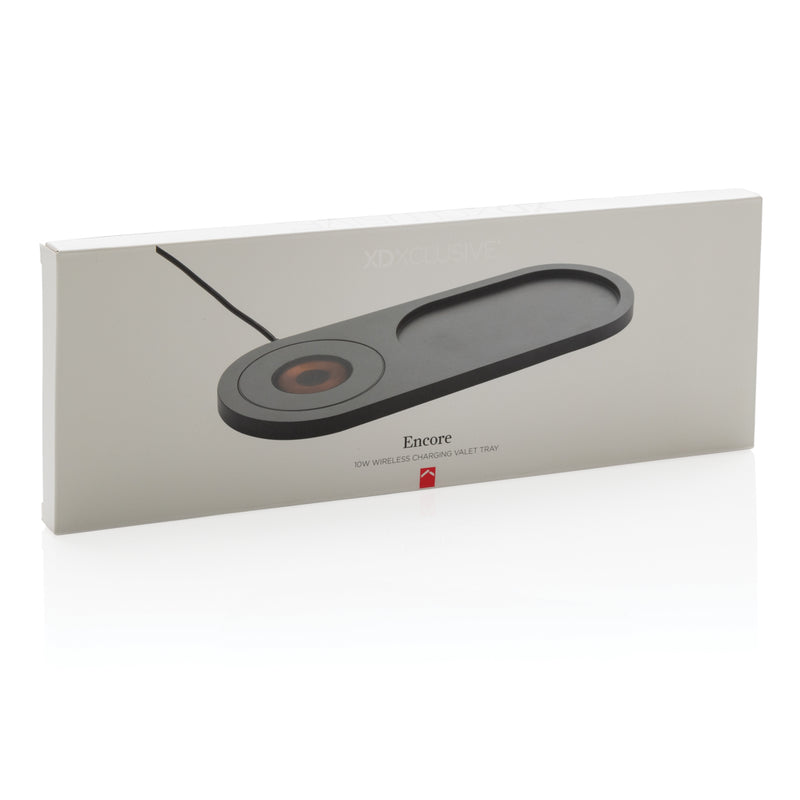 Load image into Gallery viewer, Encore 10W wireless charging valet tray - Custom Wood Designs
