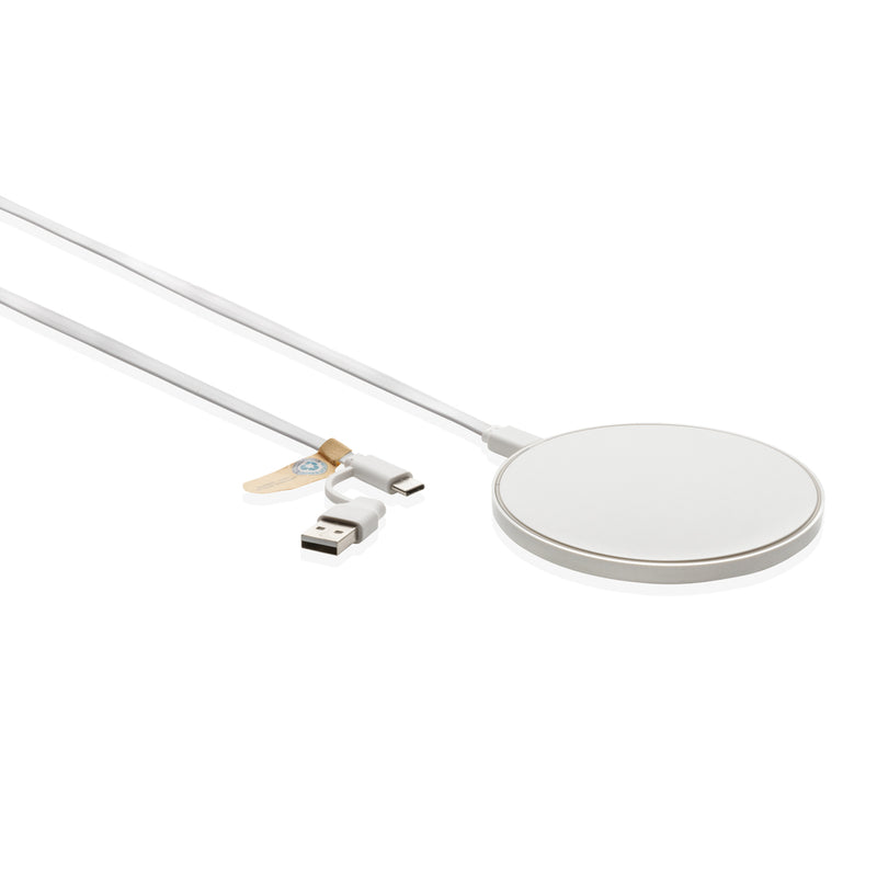 Load image into Gallery viewer, RCS standard recycled plastic 10W wireless charger - Custom Wood Designs
