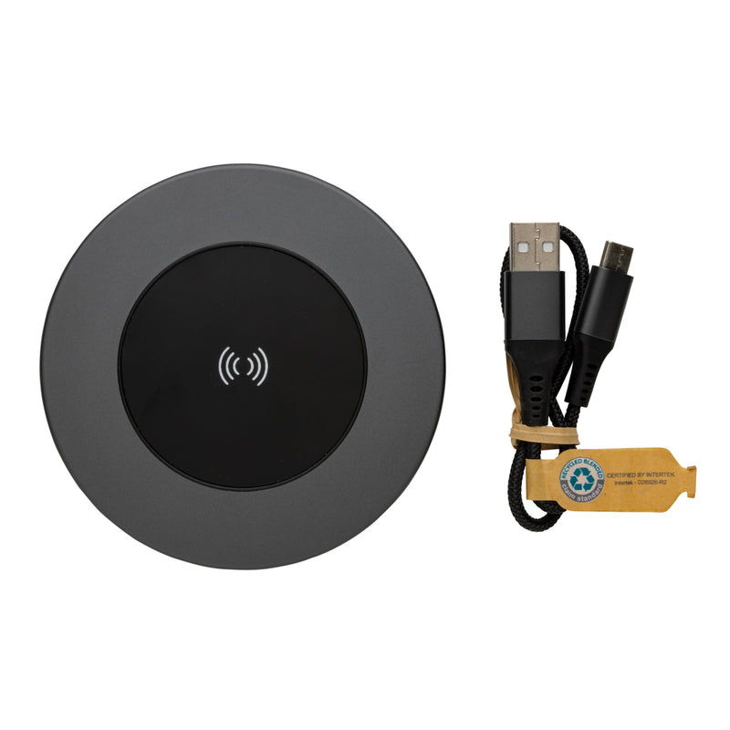 Load image into Gallery viewer, Terra RCS recycled aluminium 10W wireless charger - Custom Wood Designs
