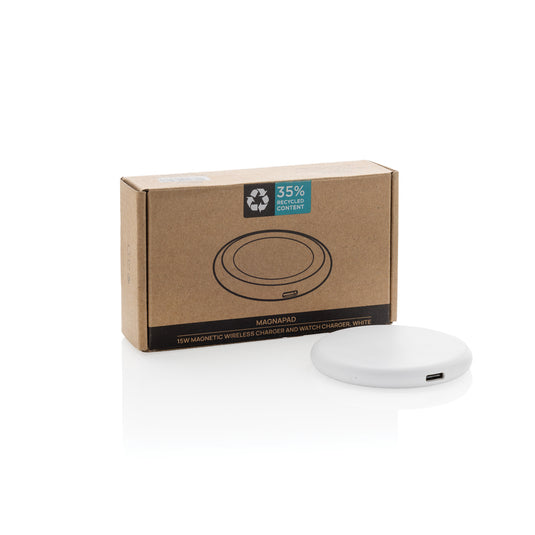 Magnapad 15W RCS rplastic magnetic 3 in 1 charging pad - Custom Wood Designs