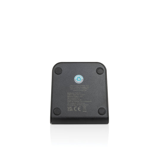 VoltPerch RCS recycled plastic 15W magnetic wireless charger - Custom Wood Designs VoltPerch RCS recycled plastic 15W magnetic wireless charger