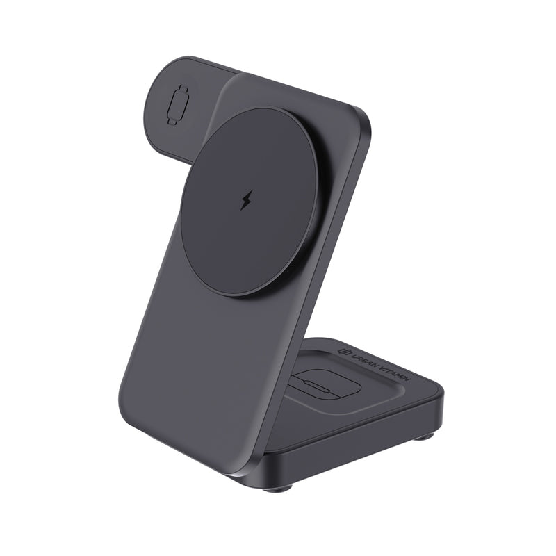 Load image into Gallery viewer, Urban Vitamin Arcadia RCS rplastic 15W 3in1 magnetic charger - Custom Wood Designs Urban Vitamin Arcadia RCS rplastic 15W 3in1 magnetic charger
