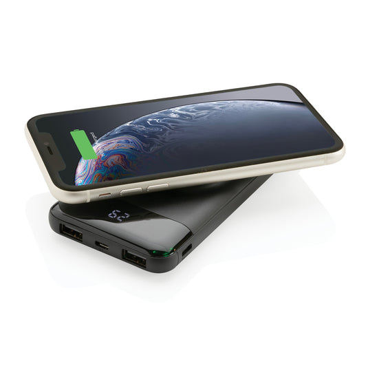 10.000 mah wireless powerbank with watch charger - Custom Wood Designs