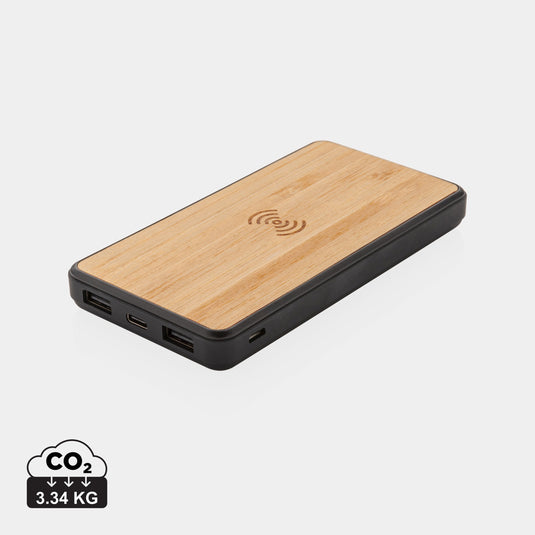 RCS recycled plastic 8000 mAh Wireless Powerbank - Custom Wood Designs
