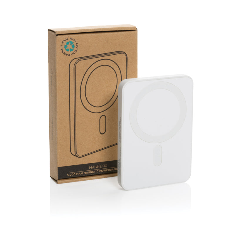 Load image into Gallery viewer, Magnetix RCS recycled plastic 5000 mah magnetic powerbank - Custom Wood Designs
