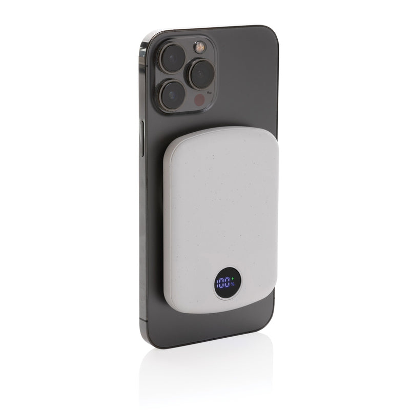 Load image into Gallery viewer, MagBoost RCS recycled plastic 5000 mah magnetic powerbank - Custom Wood Designs
