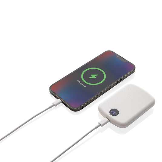 MagBoost RCS recycled plastic 5000 mah magnetic powerbank - Custom Wood Designs