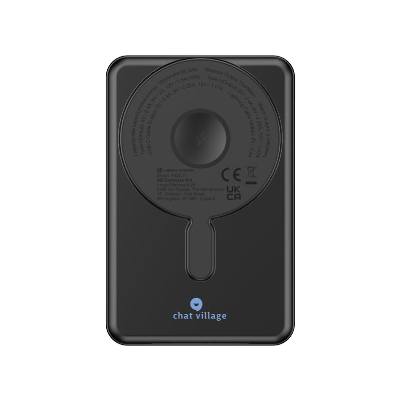 Load image into Gallery viewer, Urban Vitamin Delano 5in1 10,000mah 20WPD magnetic powerbank - Custom Wood Designs
