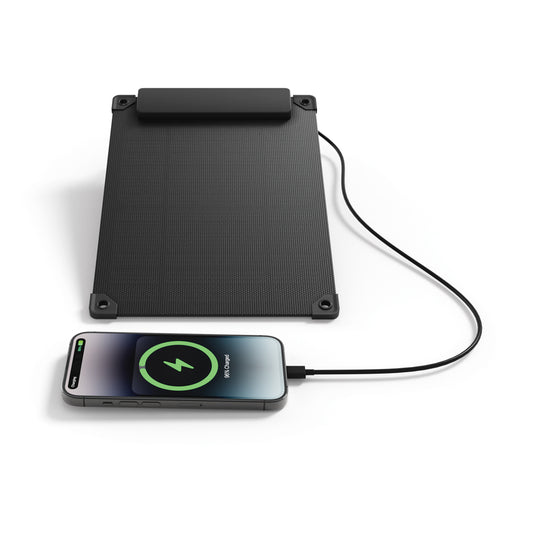 Solarpulse rplastic portable solar panel 5W - Custom Wood Designs