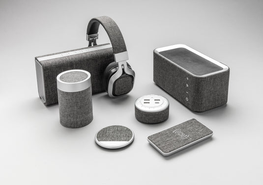 Vogue wireless charging speaker - Custom Wood Designs