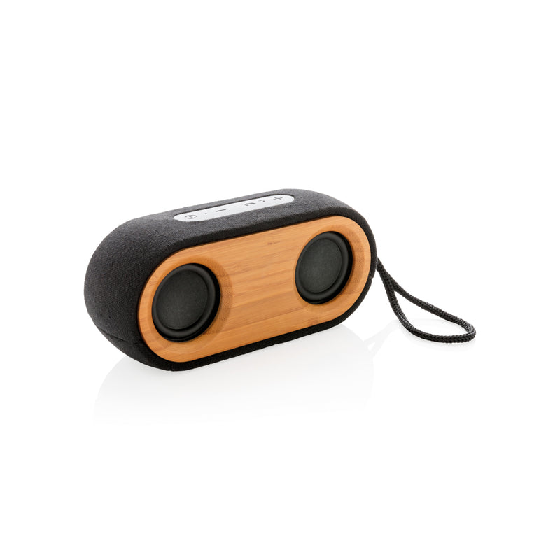 Load image into Gallery viewer, Bamboo X double speaker - Custom Wood Designs
