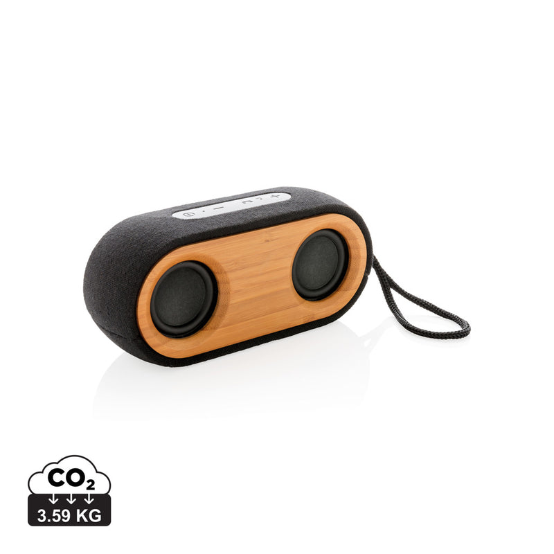 Load image into Gallery viewer, Bamboo X double speaker - Custom Wood Designs

