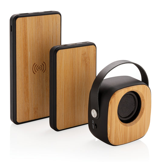 Bamboo 3W Wireless Fashion Speaker - Custom Wood Designs