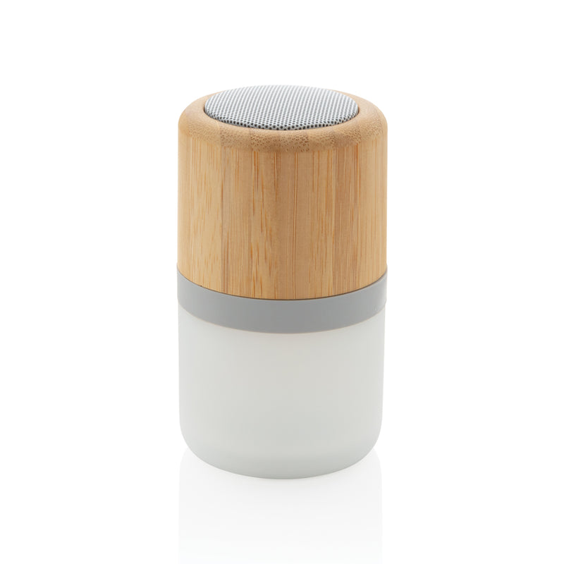 Load image into Gallery viewer, Bamboo colour changing 3W speaker light - Custom Wood Designs
