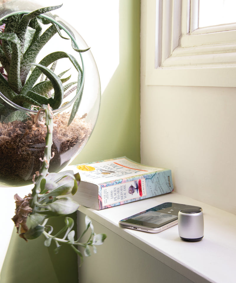 Load image into Gallery viewer, Mini aluminium wireless speaker - Custom Wood Designs
