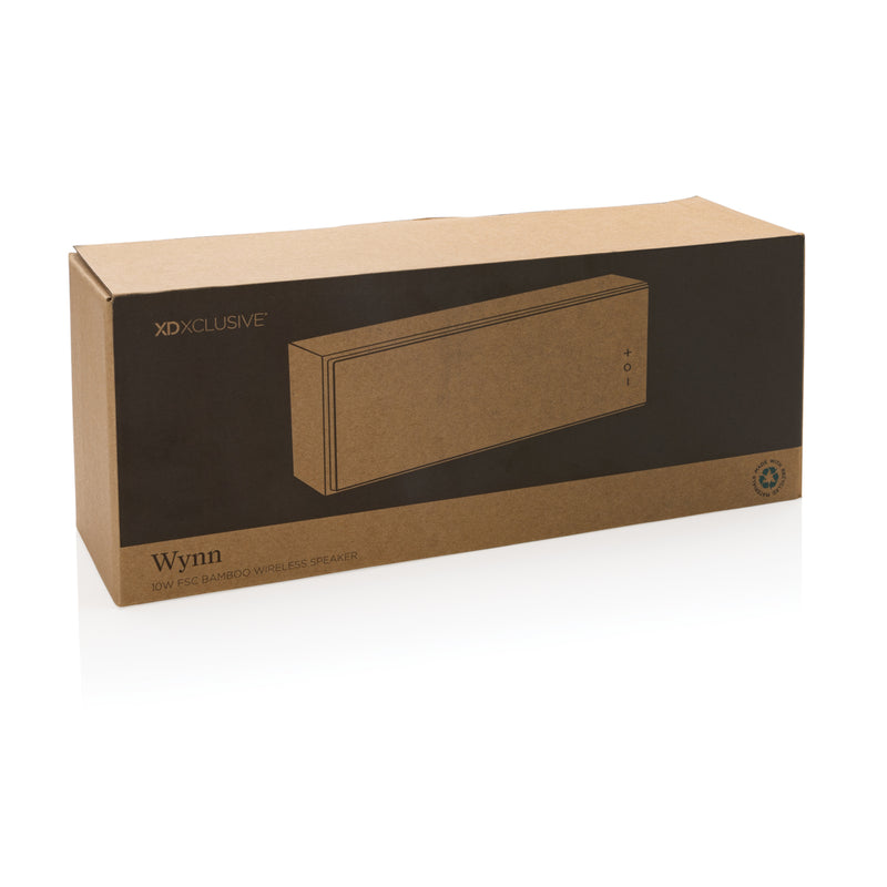 Load image into Gallery viewer, Wynn 10W bamboo wireless speaker - Custom Wood Designs
