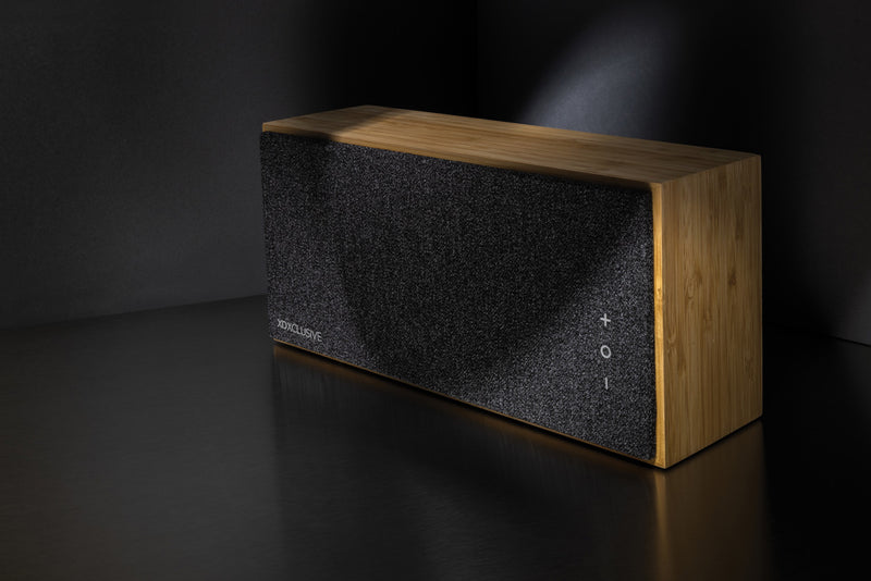 Load image into Gallery viewer, Wynn 20W bamboo wireless speaker - Custom Wood Designs
