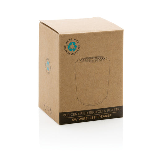 RCS certified recycled plastic 5W Wireless speaker - Custom Wood Designs