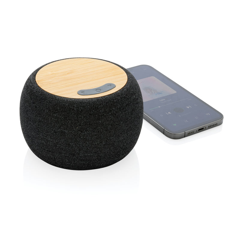 Load image into Gallery viewer, RCS Rplastic/PET and bamboo 5W speaker - Custom Wood Designs

