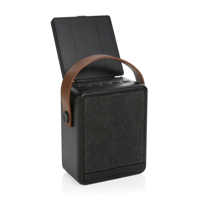 Load image into Gallery viewer, Skywave RCS recycled plastic solar speaker 12W - Custom Wood Designs
