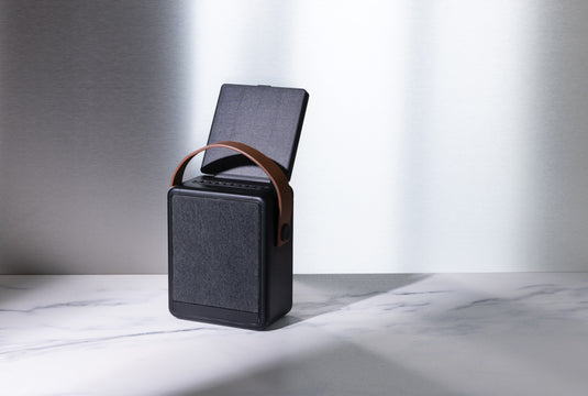 Skywave RCS recycled plastic solar speaker 12W - Custom Wood Designs