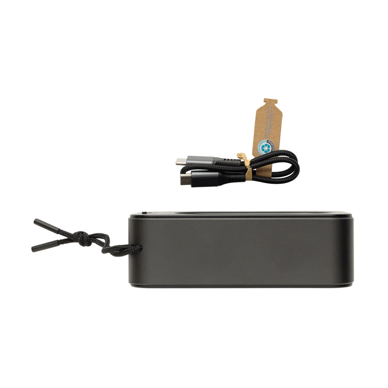 Load image into Gallery viewer, Swiss Peak RCS recycled aluminium 10W bass speaker - Custom Wood Designs Swiss Peak RCS recycled aluminium 10W bass speaker
