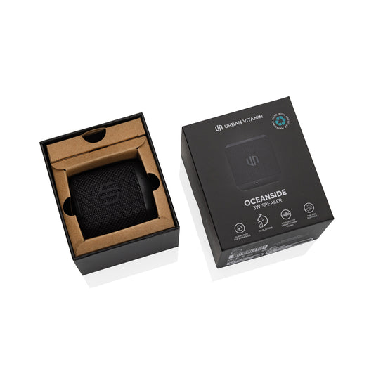 Urban Vitamin Oceanside RCS recycled plastic 3W speaker - Custom Wood Designs