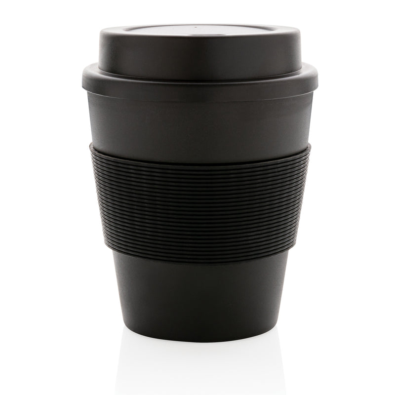 Load image into Gallery viewer, Reusable Coffee cup with screw lid 350ml - Custom Wood Designs
