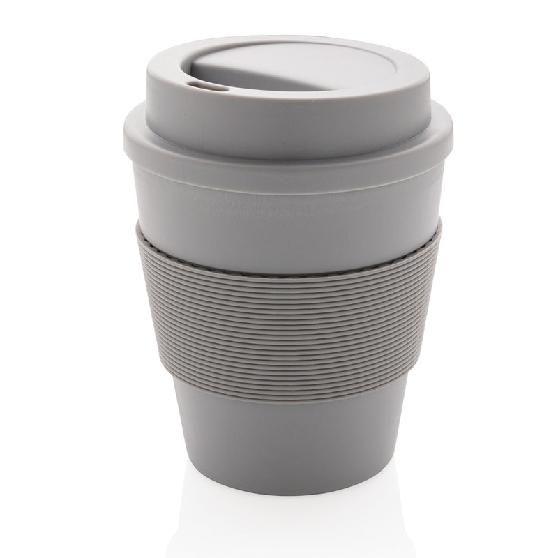 Load image into Gallery viewer, Reusable Coffee cup with screw lid 350ml - Custom Wood Designs
