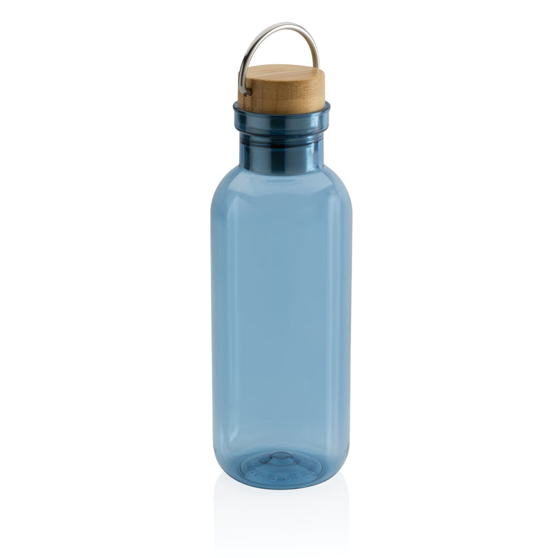 Load image into Gallery viewer, RCS RPET bottle with bamboo lid and handle - Custom Wood Designs
