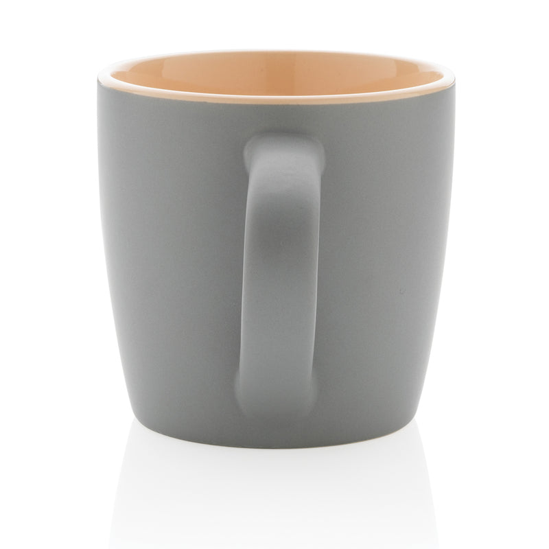 Load image into Gallery viewer, Ceramic mug with coloured inner 300ml - Custom Wood Designs
