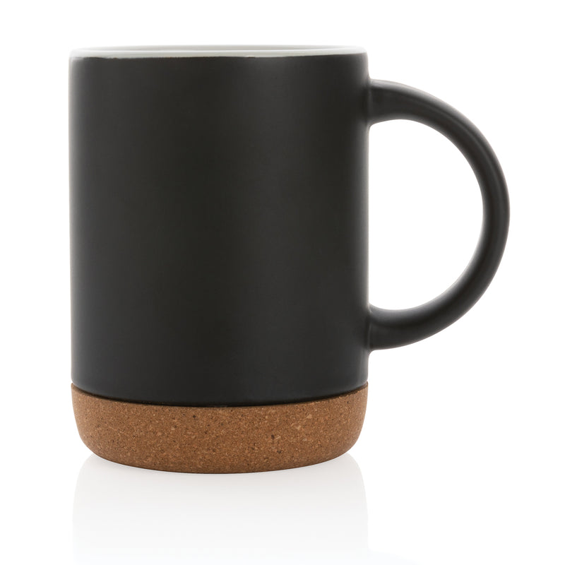 Load image into Gallery viewer, Ceramic mug with cork base 280ml - Custom Wood Designs
