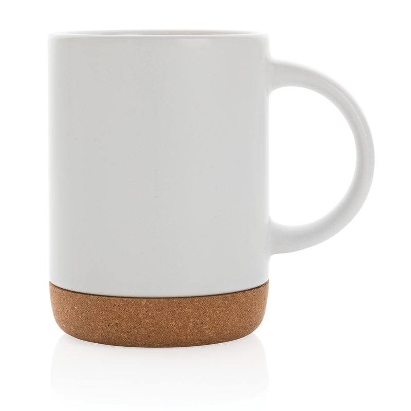 Load image into Gallery viewer, Ceramic mug with cork base 280ml - Custom Wood Designs
