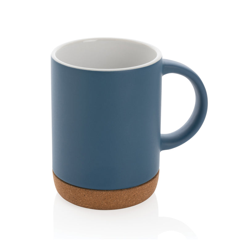 Load image into Gallery viewer, Ceramic mug with cork base 280ml - Custom Wood Designs
