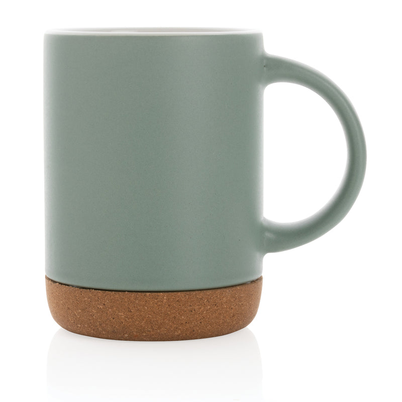 Load image into Gallery viewer, Ceramic mug with cork base 280ml - Custom Wood Designs
