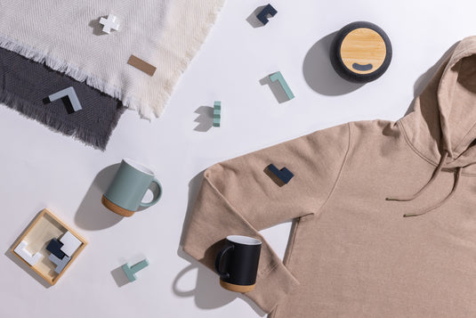 Ceramic mug with cork base 280ml - Custom Wood Designs