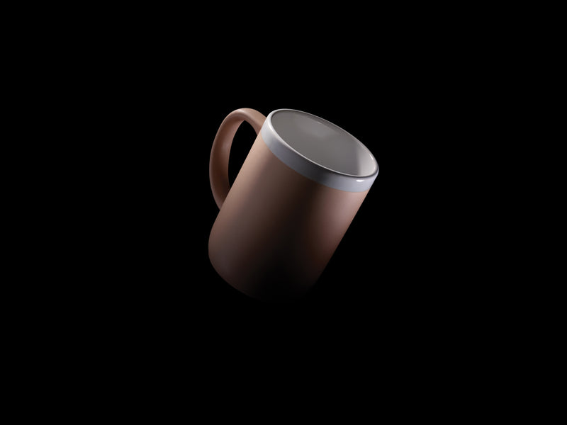 Load image into Gallery viewer, Ceramic mug with white rim 300ml - Custom Wood Designs
