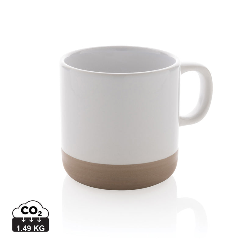 Load image into Gallery viewer, Glazed ceramic mug 360ml - Custom Wood Designs
