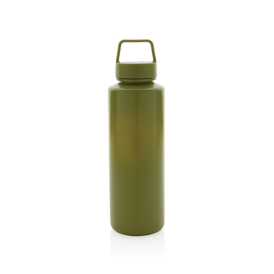 RCS certified recycled PP water bottle with handle - Custom Wood Designs