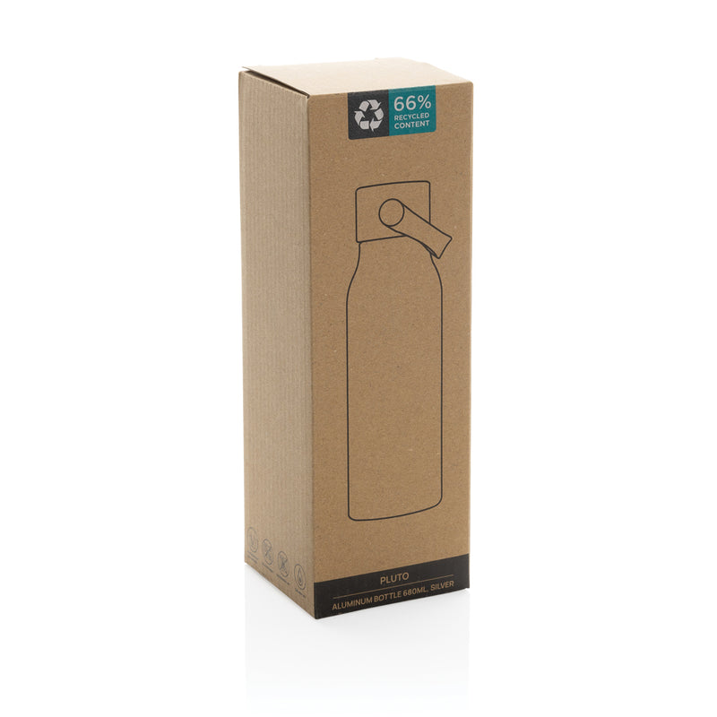 Load image into Gallery viewer, Pluto RCS Certified recycled aluminium bottle 680ml - Custom Wood Designs
