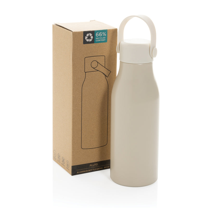 Load image into Gallery viewer, Pluto RCS Certified recycled aluminium bottle 680ml - Custom Wood Designs
