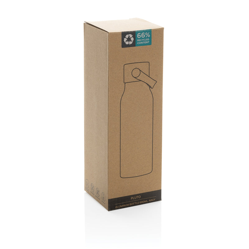 Load image into Gallery viewer, Pluto RCS Certified recycled aluminium bottle 680ml - Custom Wood Designs
