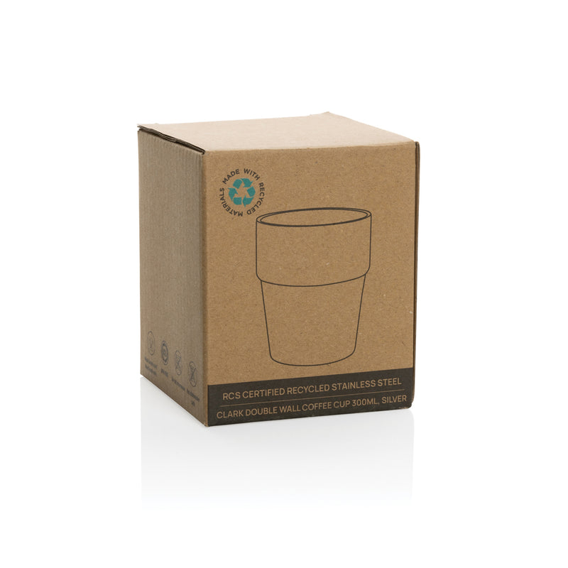 Load image into Gallery viewer, Clark RCS double wall coffee cup 300ML - Custom Wood Designs

